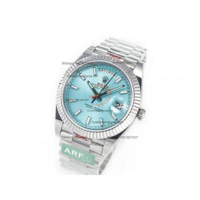 DayDate 40 228236 VR3255 Automatic Mens Watch Best Edition ARF ICE Blue Dial President Bracelet CHS