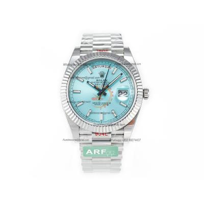 DayDate 40 228236 VR3255 Automatic Mens Watch Best Edition ARF ICE Blue Dial President Bracelet CHS