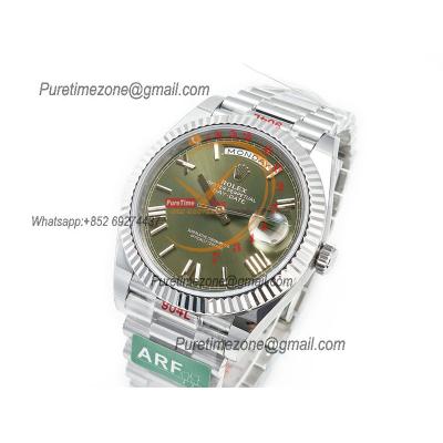 DayDate 40 228236 VR3255 Automatic Mens Watch Best Edition ARF Green Roman Dial President Bracelet CHS