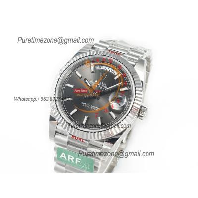 DayDate 40 228236 VR3255 Automatic Mens Watch Best Edition ARF Gray Stick Dial President Bracelet CHS