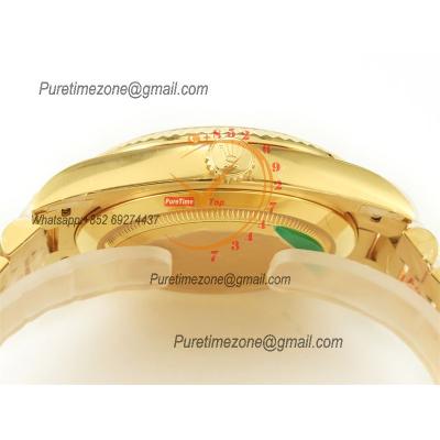 DayDate 40 228238 VR3255 Automatic Mens Watch Best Edition ARF YG Gold Stick Dial President Bracelet CHS