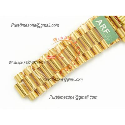 DayDate 40 228238 VR3255 Automatic Mens Watch Best Edition ARF YG Gold Stick Dial President Bracelet CHS