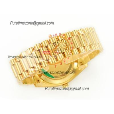 DayDate 40 228238 VR3255 Automatic Mens Watch Best Edition ARF YG Gold Stick Dial President Bracelet CHS