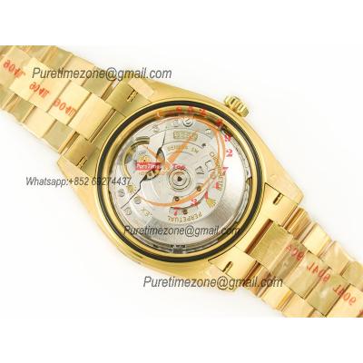 DayDate 40 228238 VR3255 Automatic Mens Watch Best Edition ARF YG Gold Stick Dial President Bracelet CHS