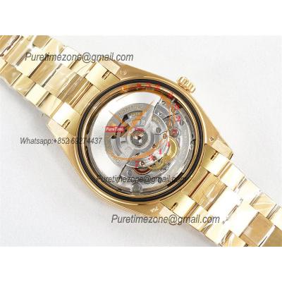 DayDate 40 228238 VR3255 Automatic Mens Watch Best Edition ARF YG Silver Dial President Bracelet CHS (Gain Weight)