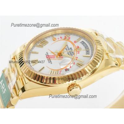 DayDate 40 228238 VR3255 Automatic Mens Watch Best Edition ARF YG White Dial President Bracelet CHS (Gain Weight)