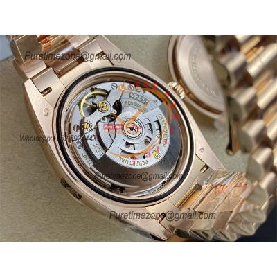 DayDate 40 228235 VR3255 Automatic Mens Watch Best Edition ARF RG Brown Dial President Bracelet CHS (Gain Weight)