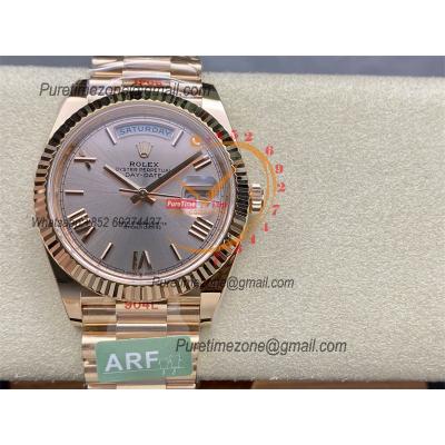 DayDate 40 228235 VR3255 Automatic Mens Watch Best Edition ARF RG Rose Gold Dial President Bracelet CHS (Gain Weight)