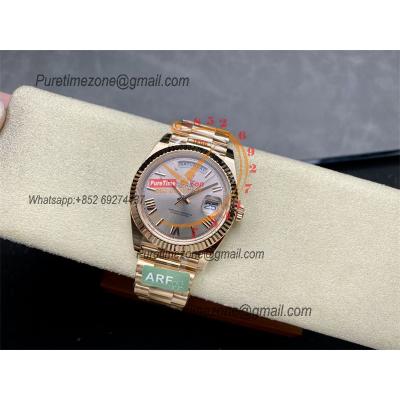 DayDate 40 228235 VR3255 Automatic Mens Watch Best Edition ARF RG Rose Gold Dial President Bracelet CHS (Gain Weight)