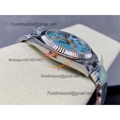 DayDate 40 228235 VR3255 Automatic Mens Watch Best Edition ARF ICE Blue Dial President Bracelet CHS (Gain Weight)