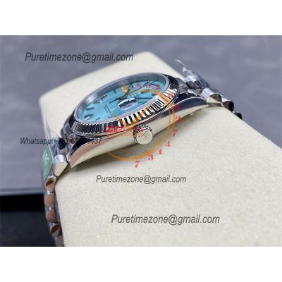 DayDate 40 228235 VR3255 Automatic Mens Watch Best Edition ARF ICE Blue Dial President Bracelet CHS (Gain Weight)