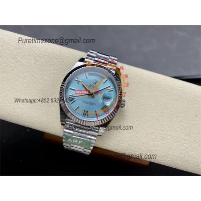 DayDate 40 228235 VR3255 Automatic Mens Watch Best Edition ARF ICE Blue Dial President Bracelet CHS (Gain Weight)