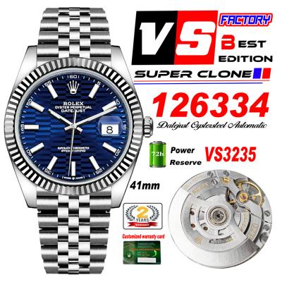 DateJust 41 126334 VS3235 Automatic Mens Watch 904...