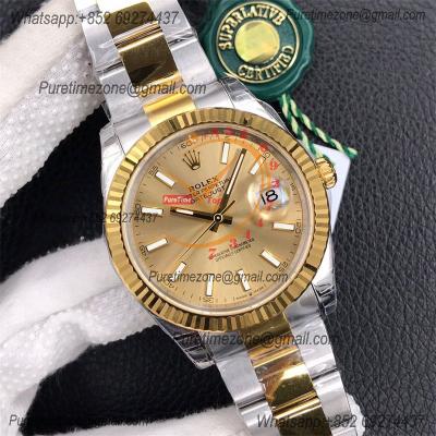 DateJust 41 126333 VS3235 Automatic Mens Watch 904L SS VSF Best Edition YG Gold Dial on Oyster Bracelet CHS