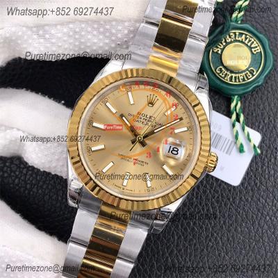 DateJust 41 126333 VS3235 Automatic Mens Watch 904L SS VSF Best Edition YG Gold Dial on Oyster Bracelet CHS