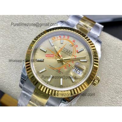 DateJust 41 126333 VS3235 Automatic Mens Watch 904L SS VSF Best Edition YG Gold Dial on Jubilee Bracelet CHS