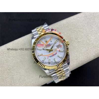 DateJust 41 126333 VS3235 Automatic Mens Watch 904L SS VSF Best Edition YG White Dial on Jubilee Bracelet CHS