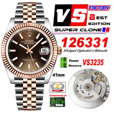 DateJust 41 126333 VS3235 Automatic Mens Watch 904...