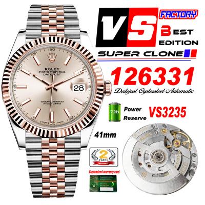 DateJust 41 126333 VS3235 Automatic Mens Watch 904...