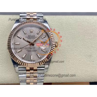 DateJust 41 126333 VS3235 Automatic Mens Watch 904L SS VSF Best Edition RG Gold Dial on Jubilee Bracelet CHS