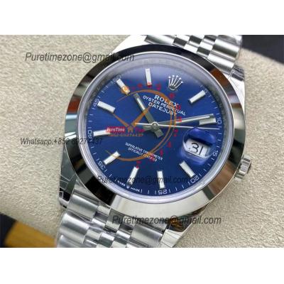 DateJust 41 126300 VS3235 Automatic Mens Watch 904L SS VSF Best Edition Blue Dial on Jubilee Bracelet CHS