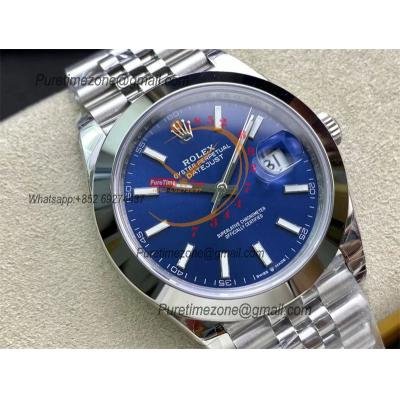 DateJust 41 126300 VS3235 Automatic Mens Watch 904L SS VSF Best Edition Blue Dial on Jubilee Bracelet CHS