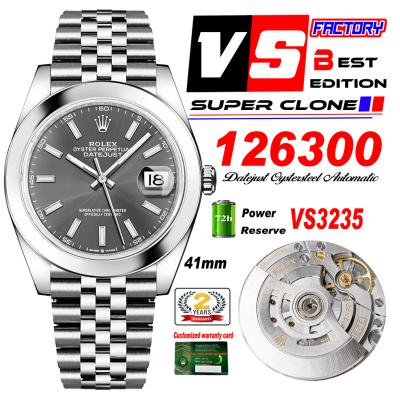 DateJust 41 126300 VS3235 Automatic Mens Watch 904...