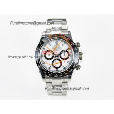 Daytona 116500 Panda SH4130 Automatic Chronograph Mens Watch Best Edition VSF White Dial 904L SS Bracelet