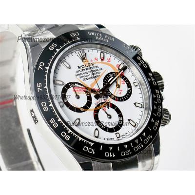 Daytona 116500 Panda SH4130 Automatic Chronograph Mens Watch Best Edition VSF White Dial 904L SS Bracelet