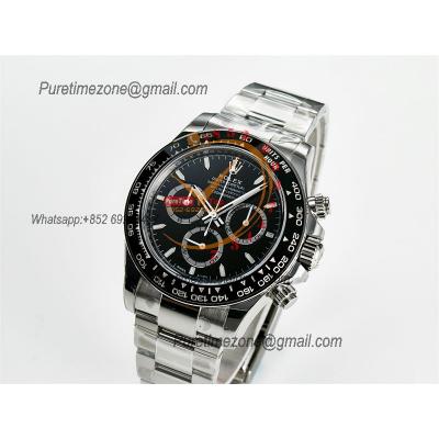 Daytona 126500 SH4131 Automatic Chronograph Mens Watch Best Edition VSF Black Dial 904L SS Bracelet