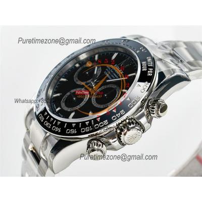 Daytona 126500 SH4131 Automatic Chronograph Mens Watch Best Edition VSF Black Dial 904L SS Bracelet