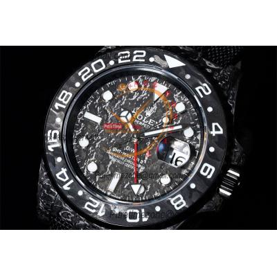 DIW Carbon 126710 VR3186 Automatic Mens Watch Best Edition VSF Forged Carbon Black Dial Nylon Strap CHS