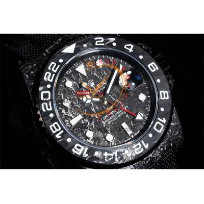 DIW Carbon 126710 VR3186 Automatic Mens Watch Best Edition VSF Forged Carbon Black Dial Nylon Strap CHS