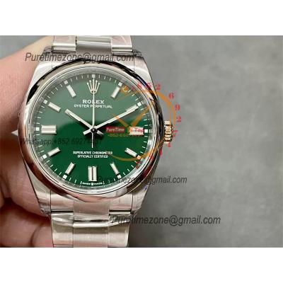 Oyster Perpetual 126000 36mm VS3230 Automatic Mesn Watch Best Edition VSF Green Dial 904L SS Bracelet CHS