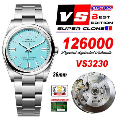 Oyster Perpetual 126000 36mm VS3230 Automatic Mesn...