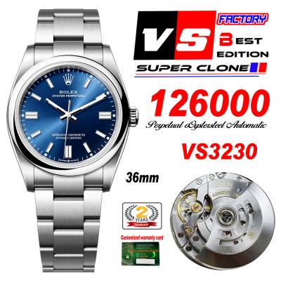 Oyster Perpetual 126000 36mm VS3230 Automatic Mesn...