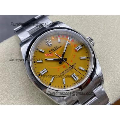 Oyster Perpetual 126000 36mm VS3230 Automatic Mesn Watch Best Edition VSF Yellow Dial 904L SS Bracelet CHS