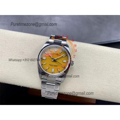 Oyster Perpetual 126000 36mm VS3230 Automatic Mesn Watch Best Edition VSF Yellow Dial 904L SS Bracelet CHS