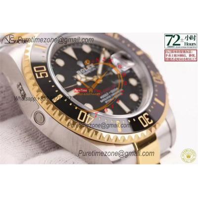 Sea-Dweller 126603 VR3235 Automatic Mens Watch Best Edition VSF YG Black Dial 904L SS Bracelet CHS