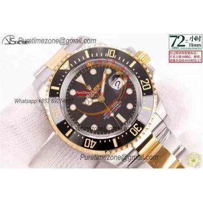 Sea-Dweller 126603 VR3235 Automatic Mens Watch Best Edition VSF YG Black Dial 904L SS Bracelet CHS