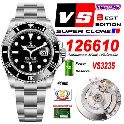 Submariner 41mm 126610LN  VS3235 Automatic Mens Wa...