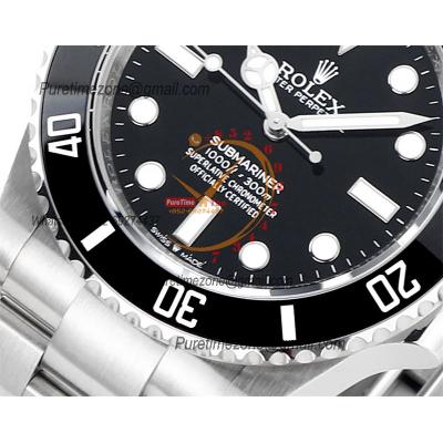 Submariner 41mm 124060 No Date VS3230 Automatic Mens Watch VSF 1:1 Best Edition Black Dial 904L SS Bracelet CHS