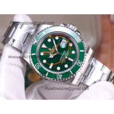 Submariner 40 116610LV  VS3135 Automatic Mens Watch VSF 1:1 Best Edition Green Dial 904L SS Bracelet Hulk CHS