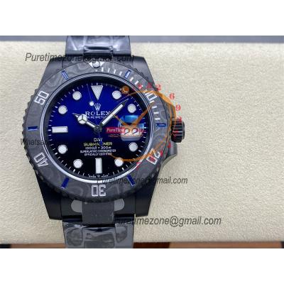 Submariner DIW VS3135 Automatic Mens Watch VSF 1:1 Best Edition DLC All D-Blue Dial 904L Steel Bracelet CHS