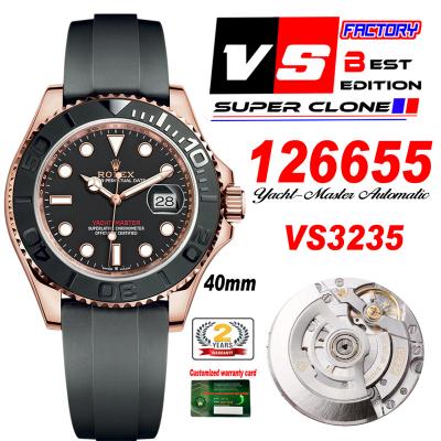 Yacht-Master 40mm 126655 VS3235 Automatic Mens Wat...