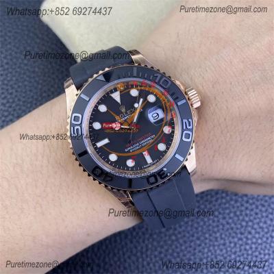 Yacht-Master 40mm 126655 VS3235 Automatic Mens Watch VSF 1:1 Best Edition RG 3D Ceramic Bezel Black Rubber CHS