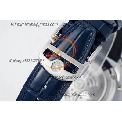 Portuguese IW371605 A69355 Automatic Chronograph Mens Watch AZF Best Edition 41 White Dial Blue Leather CHS