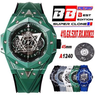 Big Bang Sang Bleu II Green Ceramic A1240 Automati...