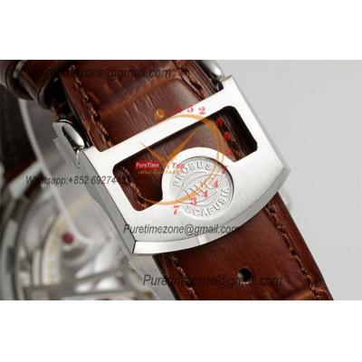 Portuguese Real Power Reserve IW500712 A52010 Automatic Mens Watch  Best Edition AZF 42 SS White Dial Leather CHS