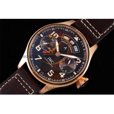 Big Pilot Annual Calendar Antoine de Saint Exupéry IW502706 A52850 Automatic Mens Watch Best Edition AZF RG Brown Dial